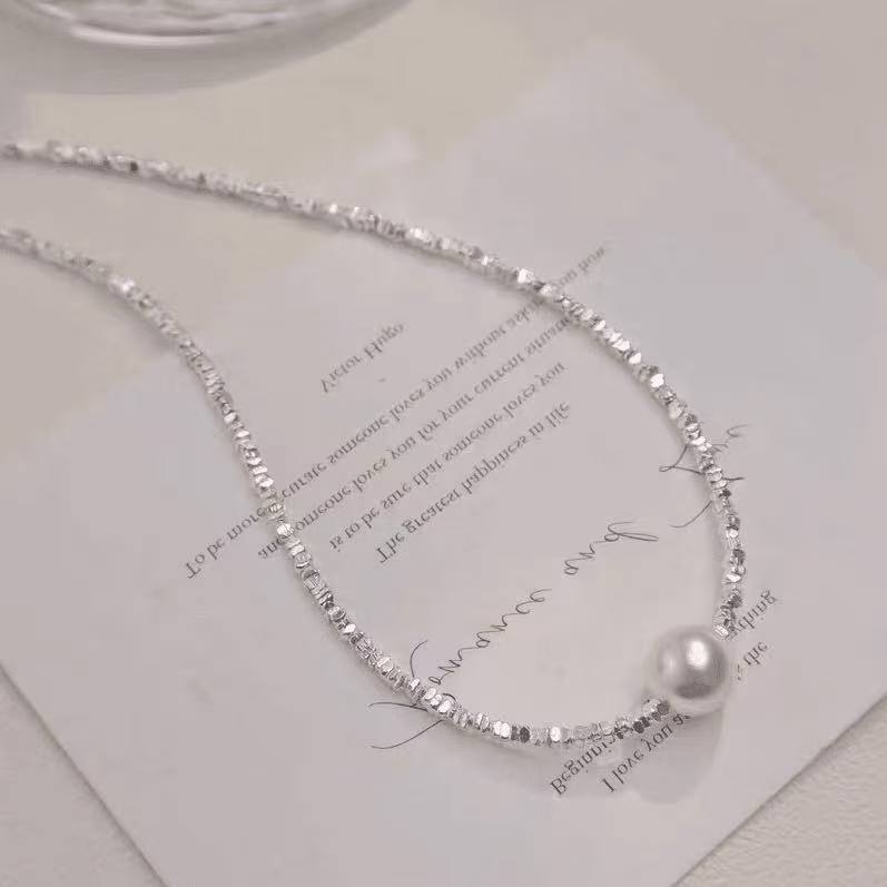 925 silver S925 silver necklace female elegant temperament clavicle chain